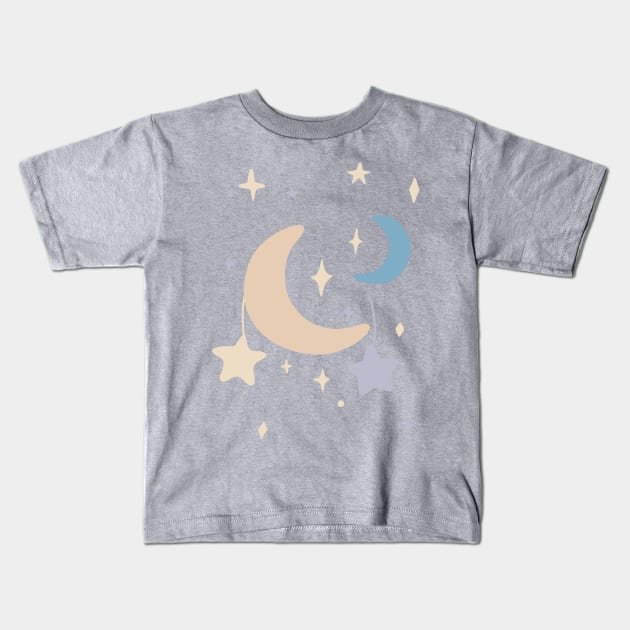 Sweet moons Kids T-Shirt by JakoRila